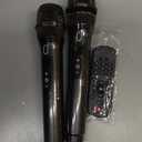 Karaoke Machine with 2 Wireless Microphones, Big Bluetooth Party Speaker with 500W Peak Power for Adults, PA System with Rolling Wheels and Trolley, Perfect for Outdoor, Home Party, Gatherings