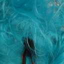 Wig Cap + 4Pcs 47inch Long Green Cosplay Wig with Headphone and Hair Accessories Teal Straight Synthetic Anime Wigs with Double Ponytail for Women Costume Green Wigs for Halloween Costume Outfit