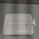 Auxmir Travel Makeup Mirror with 30X Magnification & 3 Dimmable Color Light, Foldable Rechargeable 2000mAh Lighted Travel Mirror, Portable Compact Mirror with Light, Adjustable Height & Angle, White