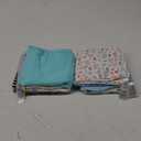 Simple Joys by Carter's Unisex Babies' Flannel Receiving Blankets, Pack of 7 (Mint Green/Blue/White)