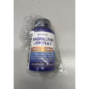 Magnesium Glycinate Complex for Women & Men with Vitamin D3 & B6, 60ct. Best by:06/2028