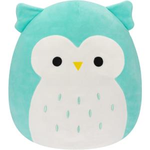 Squishmallows Original 14-Inch Winston Teal Owl - Large Ultrasoft Official Jazwares Plush (Multi)