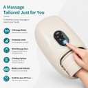 Nekteck Hand Massager with Heat and Compression, Cordless Hand and Wrist Massager for Carpal Tunnel, Arthritis, Stiffness and Joint Pain Relief, Gift for Women, Men, Seniors (Rechargeable)