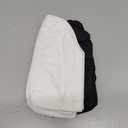 10 Pairs Sleep Cotton Socks for Moisturizing Feet Overnight, Snug-fit Spa Lotion Socks for Dry Feet and Cracked Heels, Cosmetic Design for Men Women, Regular Size, Black & White