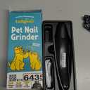 LuckyTail Pet Nail Grinder for Dogs and Cats - Super Quiet and Low Vibration Electric Dog Nail Grinder with 2 LED Lights - USB Rechargeable and Cordless - 2 Speeds - Small to Large Pets