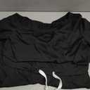 Women Jumpsuits One Off Shoulder Short Sleeve Lace up Waist Pockets Rompers, Large 