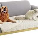 Tcksstex Waterproof and Anti-Slip Dog Bed Cover and Pet Blanket Sofa Pet Bed Mat ，car Incontinence Mattress Protectors Furniture Couch Cover for Most Cats Dogs, Pets（30x70-Ivory）