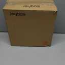 MOPALL Small Bathroom Can with Lid, 3.2 Gallon / 11.5 L Slim Plastic Garbage Bin with Pop-Up Lid, Mini Waste Basket Can Dog Proof for Kitchen, Bedroom, Office, Laundry, Toilet, Rv, White