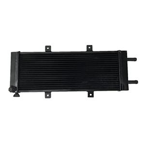 HCHCSPEED 3 Row Aluminum Radiator Air to Water Liquid Intercooler Heat Exchanger 23"x 8" (Black)
