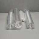 Goodluck 100 Pack 16 oz Clear Plastic Cups with Lids - Disposable Iced Coffee Cups with lids for Party Drinks Smoothies, Juices, and More - Straws Included, BPA Free & Food Safe