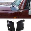 Aunginsy Hood Side Body Armor Outer Cowling Cover Trim Compatible with Toyota FJ Cruiser 2007-2024 Car Hood Left Right Side Body Armor Corner Guard Engine Side Corner Guard Replacement Kit Accessories