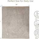 Tefici Heated Blanket Throw 50"x60", Ultra Soft 2-Layer Flannel Electric Blanket, for Home Office Sofa,3 Heat Settings, 4H Auto Off, ETL FCC Certified, Overheat Protection, Machine Washable, Camel