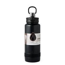 MANNA PUSH BOTTLE 40OZ BLACK LEATHER