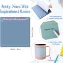 Zonon 24 Pieces Cool for School Sticky Notes Inspirational 3 x 3 Inch Classroom Theme Notepads Back to School Gift for Teacher Nurse Employee Appreciation Studying Office Supplies (Colorful Style)