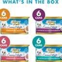 Purina Fancy Feast Wet Cat Food Variety Pack, Creamy Delights Poultry & Seafood Collection - (Pack of 24) 3 oz. Cans (EXP 07/31/26)