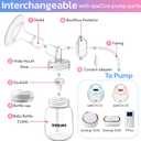 Breast Pump Compatible with Spectra S1 S2 9 Plus, Full Replacement Kit Include 19mm Flange,Duckbill Valve,Backflow Protector,Tubing and Bottle,Non-Spcetra Original