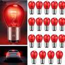 Lewtemi 20 Pcs 1157 Red Bulbs Brake Light Bulbs 12V 21/5W Turn Signal Replacement Car Tail Trailer Rear Light Compatible with 2357 2057 7528 BAY15D 1016 1034 for Marker Parking Running Backup Spare