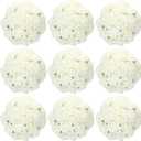 Tigeen 200 Pack Artificial Foam Rose Flowers with Stems Artificial Flowers Real Looking Fake Roses Bulk for DIY Wedding Bouquets Bridal Shower Centerpieces Floral Arrangements Home Decoration (White)