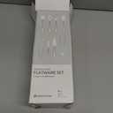 KINGSTONE 12 Piece Teardrop Serving Utensils Set, 18/10 Stainless Steel Serving Utensils, Slotted Spoons, Forks, Tongs, Cake Server, Butter Knife for Buffet, Catering, Wedding, Party (Silver)