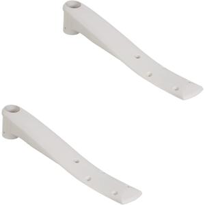 ECOTRIC Deck Support Pair Replacement for 160-0001PG Deck Support Compatible with Above Ground Swimming Pool BiltMor Step (2 Pieces)