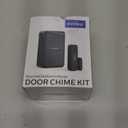 STECHRO Wireless Door Chime, 600Ft Range 5 Adjustable Volume 1 Magnetic Door open Contact Alarm with 62 Chimes Mute Mode Door Bell Plugin Receiver for Home/Office/Store (Black)