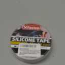 XFasten Self Fusing Silicone Tape Waterproof  1" x 36 Feet Black, Self Amalgamating Tape, Silicone Rubber for Plumbing, Sealing Pipes, Hose Repair, Outdoor Coax and Electrical Cables  Weatherproof