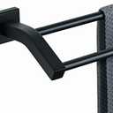 Alise Bath Double Towel Bars Towel Racks for Bathroom,Wall Mount Towel Holder 20-Inch Heavy Duty SUS304 Stainless Steel Towel Hanger Rail,Matte Black
