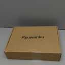 Ryuwanku Bathroom Faucet Brushed Nickel Modern Waterfall Bathroom Sink Faucet with Single Handle Suitable for 1 or 3 Holes,Supply Deck Plate and Hose