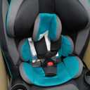 Safety 1st Grow and Go All-in-One Slim Convertible Car Seat, Rear Facing, 5-40 lbs, Forward Facing (30–65 lbs), High Back Booster Seat 40-100 pounds, Green Gables