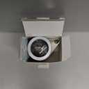 Anovo Flag Pole Rings, Aluminum Alloy Flag Pole Clips Swivels 360° Rotating Anti Wrap Mounting Ring with Carabiner, Flag Pole Kit Parts (Φ:1 Inch -Pack of 2(Silver))