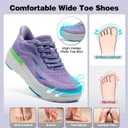 Women's Orthopedic Diabetic Wide Toe Box Running Shoes: Comfortable Arch Support Plantar Fasciitis Orthotic Sport Sneakers, Supportive Hammer Toes Casual Walking Shoes for Foot Heel and Pain Relief 41