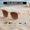 Polarized Sunglasses for Women Classic Retro Trendy Style Sun glasses UV 400 Protection(3 Pack)
