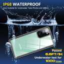 SPIDERCASE Designed for Samsung Galaxy S20 FE 5G Case Waterproof,Built-in Screen Protector [12FT Military Shockproof] IP68 Underwater Full Heavy Duty Anti-Scratched Rugged Case for S20 Fe 6.5",Black