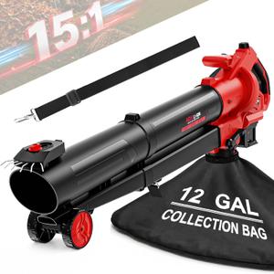 Leaf Blower Vacuum Mulcher Compatible for Milwaukee 18V Battery(No Battery)