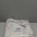 INOVADAY 100% Blackout Curtains for Bedroom, Black Out Curtains 96 Inch Long, Clip Rings Linen Blackout Drapes, Thermal Insulated Room Darkening for Living Room, 2 Panels - Beige,W50xL96