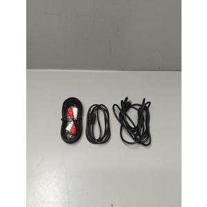 GE 33544 3.5mm Auxiliary Audio Cable 3ft, Stereo Audio Cable 6 Ft, USB C to USB C Cable 6 Ft 3 Pack