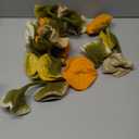 XunYee 5.6 ft Wool Felt Flower Garland Hand Felted Flower Strings for Wedding Party Floral Decor Mantle Decorations(Orange Colors,1 Pack)