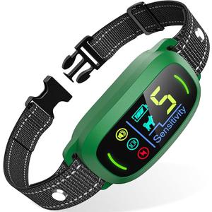 FAFAFROG Dog Bark Collar for Large Medium Small Dogs, Rechargeable Smart Bark Collar, Anti Barking Training Collar with 5 Adjustable Sensitivity Beep Vibration