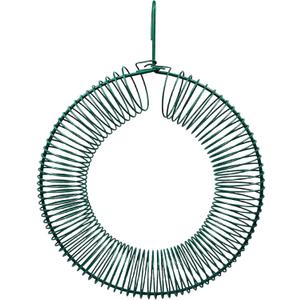 Peanut Bird Feeder, Hanging Feeder Round Metal Whole Wild Bird Feeder with Hanging Hook for Outdoor Birds and Squirrels Feeding Rust & Proof
