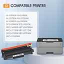 TN760 Toner for Brother Printer TN730: DCP-L2550DW Compatible for Brother TN 760 730 HL-L2395DW MFC-L2750DW TN-730/TN-760 TN-760 TN-730 MFC-L2710DW HL-L2350DW HL-L2370DW HL-L2390DW Black Cartridge
