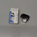 JARLINK 40X Jewelers Loupe Magnifier with Metal Construction, LED/UV Illuminated Magnifying Glass Foldable for Gems, Jewelry, Coins, Stamps (1 Pack)