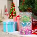 MOONET 25Pcs 2.64in Christmas Decoration Balls Shatterproof Colored Transparent Ball for Festival Wedding Home Party Decors Xmas Tree Hanging