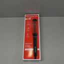 REVLON New and Improved SmoothStay Coconut Oil-Infused Heated Hair Styling Brush | 1 Barrel for Voluminous, Shiny Results (Black/Red)