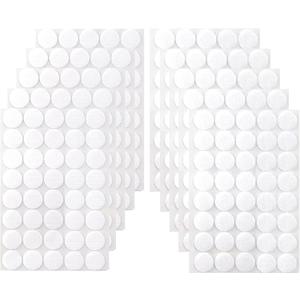 Self Adhesive Dots,500pcs(250 Pairs) 0.79" Diameter Strong Sticky Sticker Round Circle Dots, Hook and Loop Dots with Adhesive for Arts and Crafts, School Classroom, Office, Home
