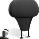 FOVPLUE Adjustable Rider Backrest, Detachable Plug-in Driver Backrest Pad for Harley Touring 1988-2025,for CVO Road Glide Street Glide Tri Glide FLHTK/L Electra Glide Road King, ALL BLACK