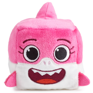 Baby Sharks Big Show! Song Cube With Baby Shark Theme Song - Cute Stuffed Animals For Toddlers (Pink Shark)