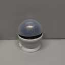 Globe Electric 13766 LED Integrated Color Changing Space Projector Night Light, 4 Interchangeable Projection Patterns, Removeable Dome Diffuser, USB or Battery Powered, Bulb Not Included