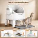 RPZ Automatic Self-Cleaning Cat Litter Box for Large Cats & Multi-Cat Homes, Smart Electric Auto Cleaning Litter Box with Litter Mat & 2 Cleaning Solutions, Ideal for Busy Homes & Apartments