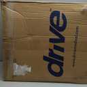 Drive Medical TR37E-SV Lightweight Folding Transport Wheelchair with Swing-Away Footrest, Silver (1 Count (Pack of 1))