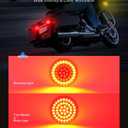 Benlari 1157 2" Bullet Rear Turn Signal Lights 1156 bullet led motorcycle blinkers Fit for Harley Davidson Dyna Soprster Touring Road King Street Glide Electra Glide 1986-2024